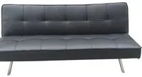 DIVANO LETTO PU CLARELLE NERO HAL