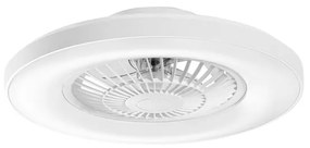 Ventilatore da soffitto LED-GARBIN-BCO trasparente, D. 60 cm INTEC