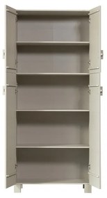 Ripiano aggiuntivo grigio chiaro in pino massiccio 2 pz Mees – WOOOD