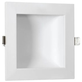Faro LED da incasso Quadrato Luce INDIRETTA 12W Foro 130x130mm Colore Bianco Naturale 4.000K