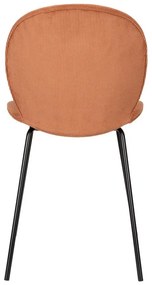 Sedie da pranzo in set di 2 pezzi in color mattone Bonnet - Zuiver