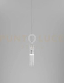 Diadema sospensione bp cristallo cromo lucido l22cc led 2700k 12w 1...