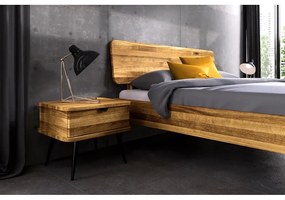 Comodino in legno di quercia in colore naturale Kula - The Beds