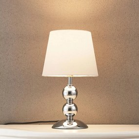Lindby Lampada da tavolo LED Minna in raso