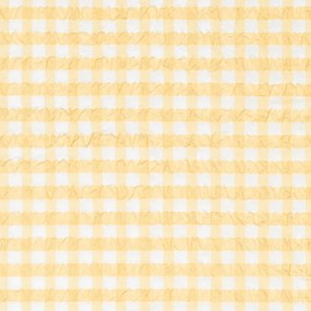 Biancheria da letto in crêpe giallo e bianco per letto singolo 140x200 cm Bæk&amp;Bølge - JUNA