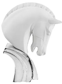 BONGELLI PREZIOSI piccola statua elegante testa di cavallo h 16 cm