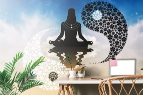 Carta da parati – Yoga yin e yang