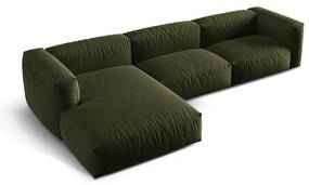 Divano angolare componibile verde (angolo sinistro) Martina - Micadoni Home