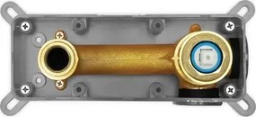 REA-B4600 - Miscelatore da lavabo per installazione ad incasso LUNGO, finitura rame spazzolato