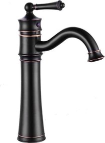 Rubinetto da lavabo Rea Vintage Old Black High