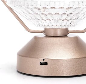 Aigostar- LED RGB Lampada da tavolo ricaricabile dimmerabile LED/1W/5V 1800mAh 20 cm + +TC