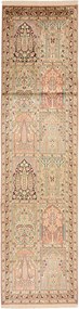 Cashmere Silk Tappeto 310x80 (Indian) Annodato A Mano