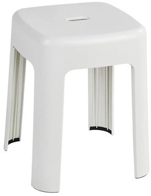 WENKO 22160100 - Sgabello ALASKA 37x45,5 cm, bianco