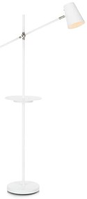 Lampada a stelo bianca con vano portaoggetti Linear - Markslöjd