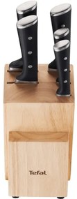 Tefal - Set di coltelli da cucina con supporto ICE FORCE 6 pz