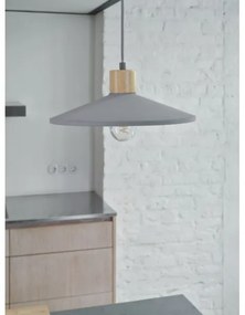 Ledvance - Lampadario a sospensione con filo DECOR CONCRETE 1xE27/15W/230V diametro 32 cm calcestruzzo grigio