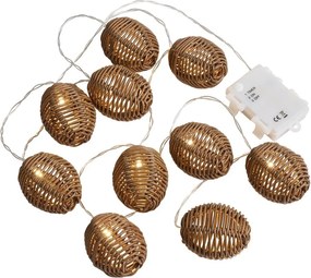 Catena luminosa LED con alimentazione a batteria numero lampadine 10 pz lunghezza totale 180 cm Carlisle – House Nordic