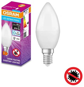 Lampadina LED Antibatterica B40 E14/4,9W/230V 6500K - Osram