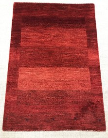 Loribaft Tappeto 140x100 Rosso (Iran) Annodato A Mano
