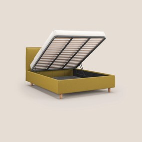 Lothar letto contenitore maxi dalle dimensioni contenute in tessuto impermeabile T13 giallo