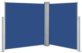 Tenda da Sole Laterale Retrattile Blu 160x600 cm