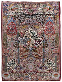 Kashmar Tappeto 250 x 350 (Iran) Annodato A Mano