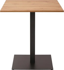 Tavolo da bar quadrato 60x60 cm con piano laminato Rovere Nodato H 107