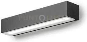 Ges963- applique led 4000k 856lm 20w alluminio ip65 grigio antracit...