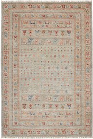 Samarkand Tappeto 200 x 300 Grigio (Pakistan) Annodato A Mano