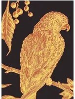 Lewis & Wood Carta da parati Squawk - Ink