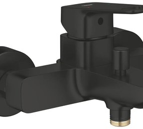 Rubinetto per vasca getto aerato Clova Pulse per muro nero spazzolato GROHE