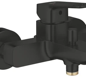 Rubinetto per vasca getto aerato Clova Pulse per muro nero spazzolato GROHE