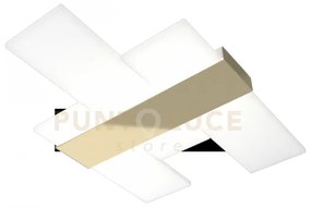 Flight applique-plafoniera grande gold cct 1180-70-go