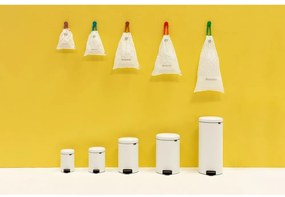 Bidone in acciaio bianco da 30 l NewIcon - Brabantia
