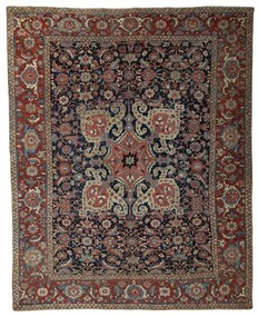 Heriz Tappeto persiano 300x370 Blu (Iran) Annodato A Mano