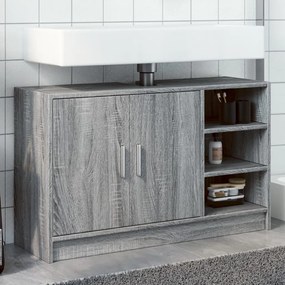 Mobile Lavabo Grigio Sonoma 90x29x55 Cm İn Truciolare /