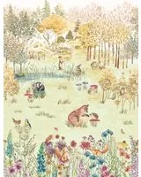 Little Greene Carta da parati Potter's Woodland - Harvest