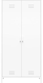 Armadio in metallo bianco 90x185 cm Mission District - Støraa