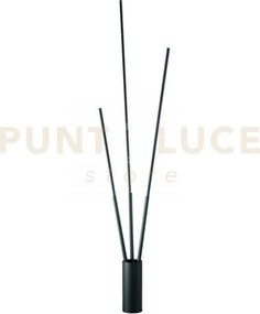 Piantana led wands nera 30w 3456lm cct 3000k 4000k 6500k 10x164cm