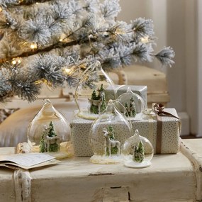 LOBERON Set di 5 decorazioni natalizie Winterforest