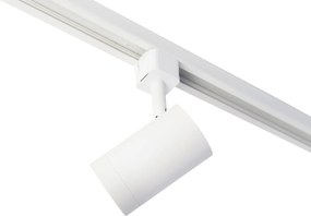 Sistema di illuminazione a binario intelligente con 6 faretti bianchi monofase 200 cm - Iconic Jeana