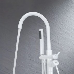 Rubinetto indipendente Rea Lungo Bianco