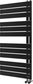 Termoarredo bagno DE'LONGHI 110.8x55 cm interasse 50 mm antracite serie Madeira