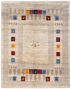 Gabbeh Tappeto persiano 160x200 Beige (Iran) Annodato A Mano