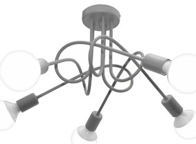 Lampadario da parete per bambini OXFORD 5xE27/15W/230V