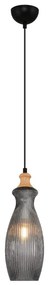 Lampada a sospensione con cavo BOTTLE 1xE14/4W/230V fumé