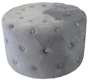 AURA - pouf rotondo in velluto