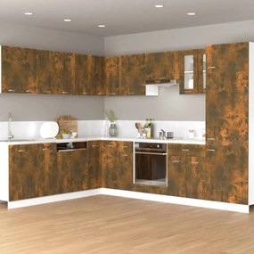 Mobile pensile rovere fumo 60x31x40 cm in legno ingegnerizzato