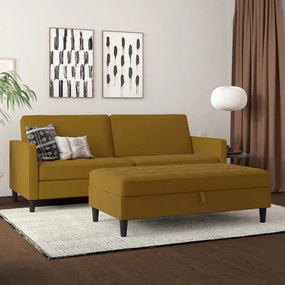Divano letto giallo 86 cm Presley - Støraa
