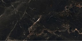 Mexen Marquino Black gres smaltato rettificato G1, piastrella da pavimento e parete 120 x 60 cm, alta lucentezza
